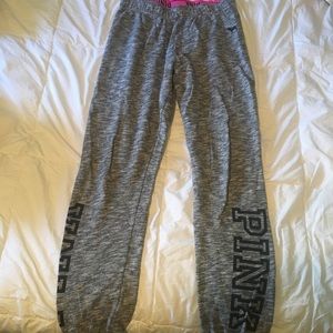 Pink sweatpants